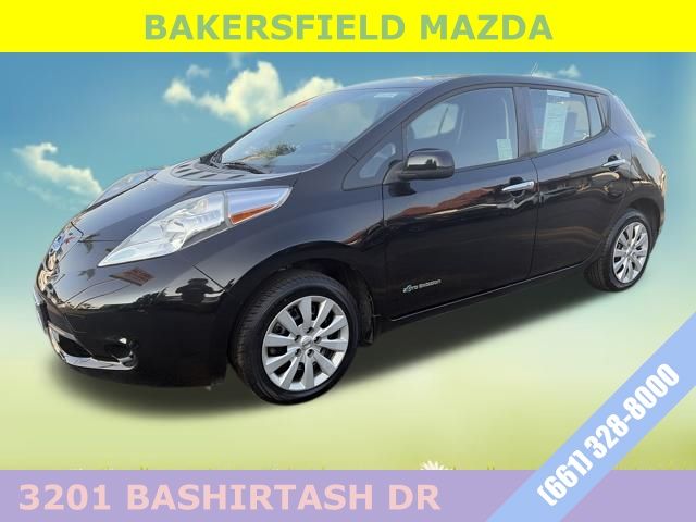 Super Black 2016 Nissan LEAF S Hatchback Front-Wheel Drive Automatic