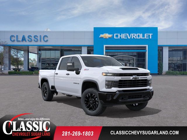 2026 Chevrolet Silverado 2500HD Custom White at Classic Elite Chevrolet Sugar Land