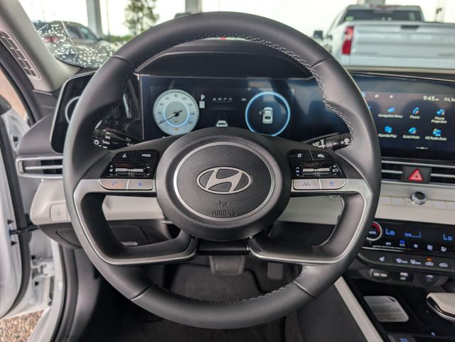 2026 Hyundai Elantra Limited White at DeMontrond Gulf Freeway