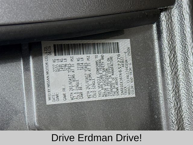 Used 2026 Nissan Frontier Truck