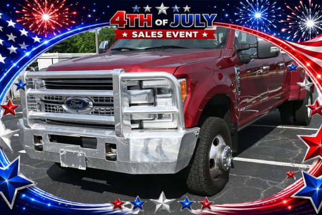Red 2019 Ford F-350 Super Duty Pickup Truck Four-Wheel Drive 6-Speed Automatic