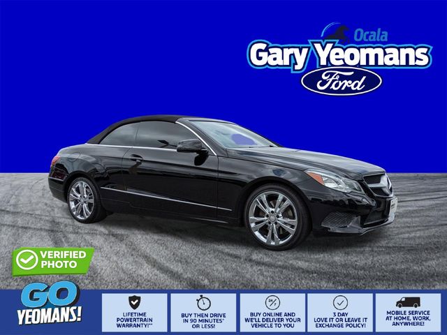 Black 2014 Mercedes-Benz E-Class E 350 Cabriolet Convertible Rear-Wheel Drive 7-Speed Automatic