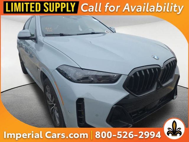 Gray (Brooklyn Grey Metallic) 2026 BMW X6 SUV / Crossover All-Wheel Drive 8-Speed Automatic