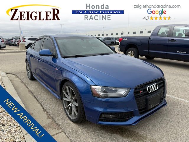 Sepang Blue Pearl Effect 2015 Audi S4 3.0T quattro Premium Plus Sedan AWD Sedan All-Wheel Drive 7-Speed Automatic