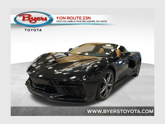 Black 2022 Chevrolet Corvette Stingray 2LT Convertible RWD Convertible Rear-Wheel Drive 8-Speed Dual Clutch