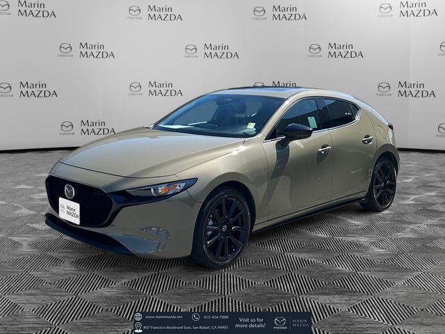 Sand Metallic 2025 Mazda MAZDA3 Hatchback All-Wheel Drive 6-Speed Automatic