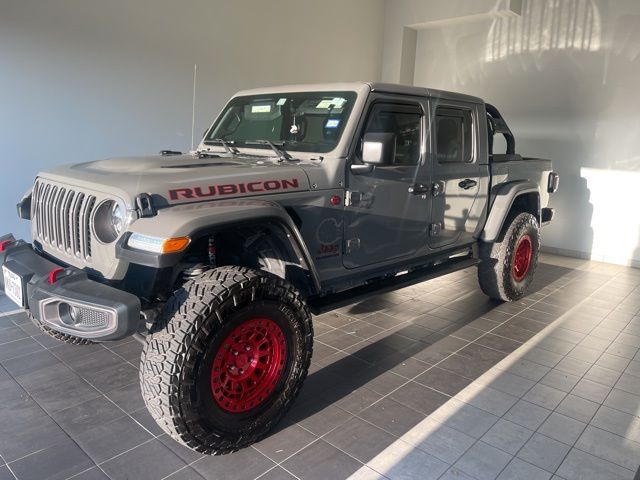 Sting-Gray Clearcoat 2022 Jeep Gladiator Rubicon Crew Cab 4WD Pickup Truck Four-Wheel Drive 8-Speed Automatic