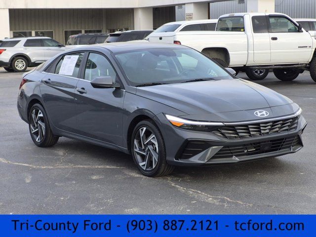 Ecotronic Gray 2025 Hyundai Elantra SEL Convenience FWD Sedan Front-Wheel Drive Continuously Variable Transmission