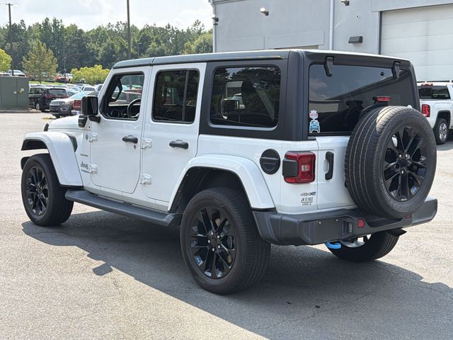 Used 2022 White Jeep Unlimited Sahara 4xe image 3