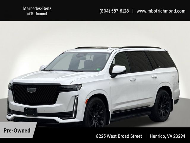 Crystal White Tricoat 2023 Cadillac Escalade SUV / Crossover Four-Wheel Drive Automatic