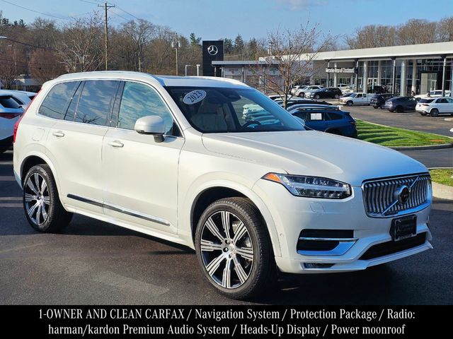 Crystal White Metallic 2023 Volvo XC90 B6 Ultimate Bright Theme 7-Passenger AWD SUV / Crossover All-Wheel Drive Automatic