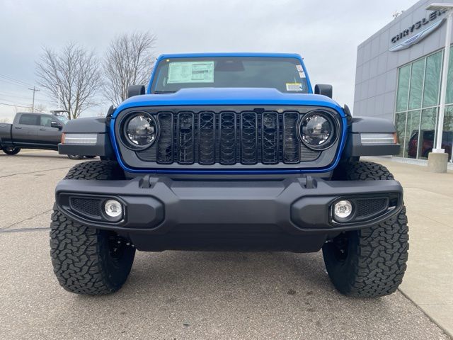 2026 Jeep Wrangler Willys - Hydro Blue Pearl Coat exterior view 3