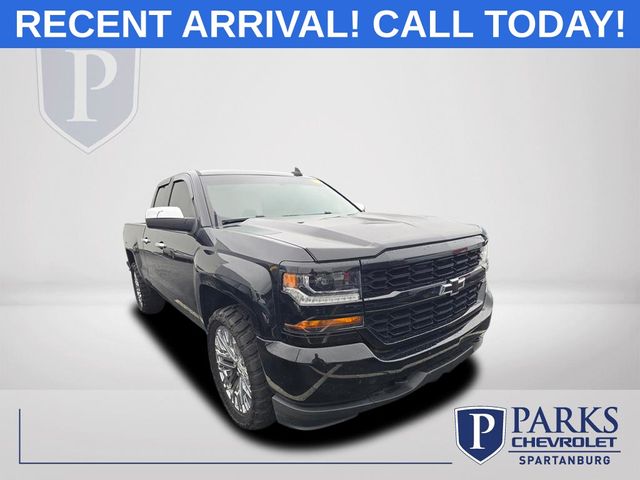 Black 2018 Chevrolet Silverado 1500 Pickup Truck Four-Wheel Drive 6-Speed Automatic Overdrive