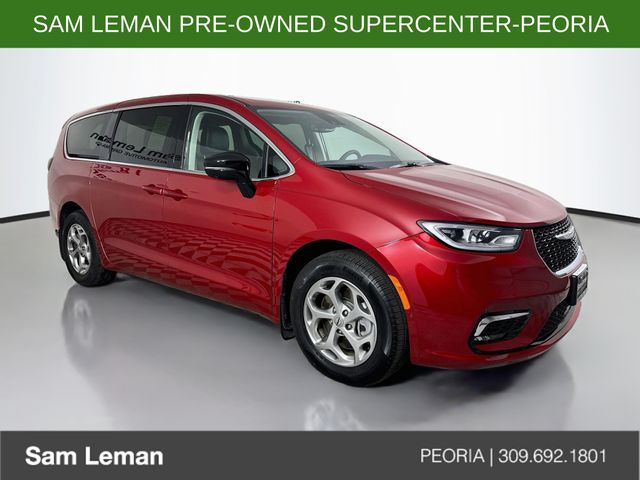 Red Hot Pearlcoat 2024 Chrysler Pacifica Minivan All-Wheel Drive 9-Speed Automatic