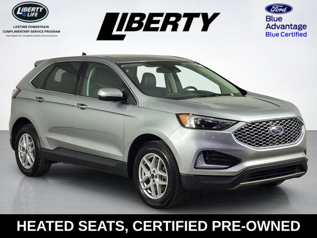 Iconic Silver Metallic 2023 Ford Edge SUV / Crossover All-Wheel Drive 8-Speed Automatic