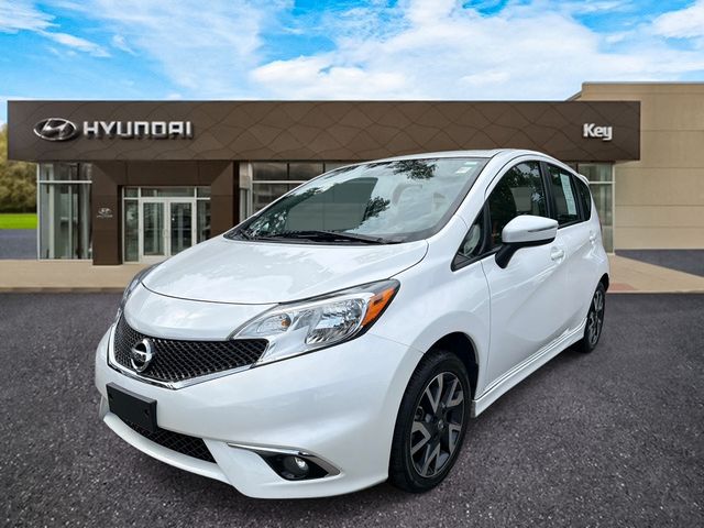 Aspen White Pearl 2016 Nissan Versa Note Hatchback Front-Wheel Drive Continuously Variable Transmission