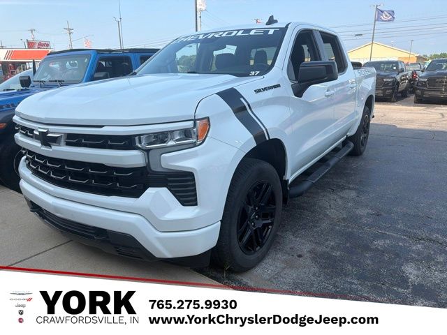 Summit White 2023 Chevrolet Silverado 1500 Pickup Truck Four-Wheel Drive Automatic