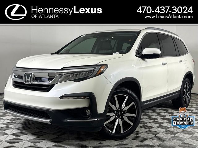Diamond White 2019 Honda Pilot SUV / Crossover All-Wheel Drive 9-Speed Automatic