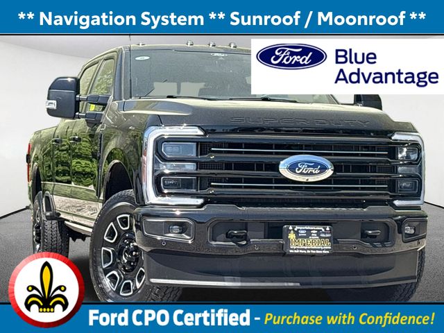 Agate Black Metallic 2025 Ford F-350 Super Duty Pickup Truck Four-Wheel Drive Automatic