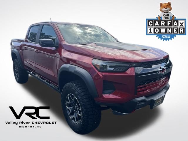 Radiant Red Tintcoat 2024 Chevrolet Colorado Pickup Truck Four-Wheel Drive 8-Speed Automatic
