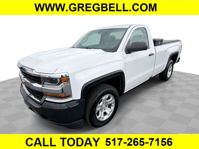 Summit White 2018 Chevrolet Silverado 1500 Pickup Truck Four-Wheel Drive 6-Speed Automatic Overdrive
