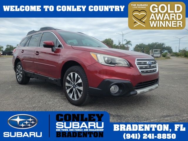 Venetian Red Pearl 2017 Subaru Outback 2.5i Limited AWD Wagon All-Wheel Drive Continuously Variable Transmission