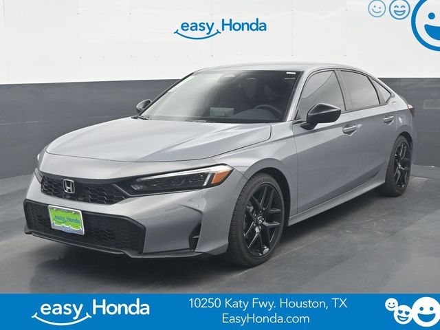 Gray 2026 Honda Civic Sedan Front-Wheel Drive Continuously Variable Transmission