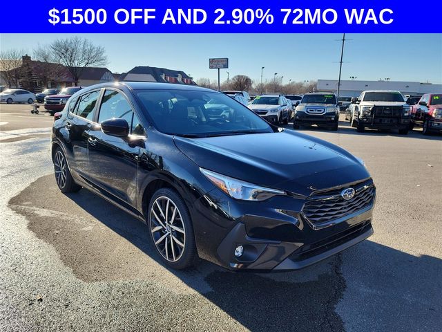 Crystal Black Silica 2026 Subaru Impreza Sport AWD Wagon All-Wheel Drive Continuously Variable Transmission