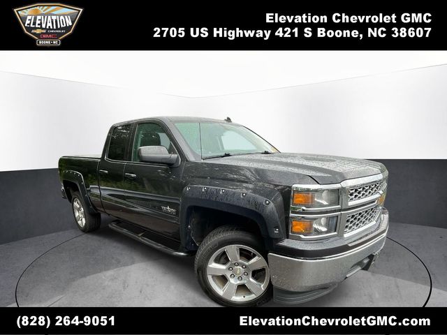 Gray (Tungsten Metallic) 2014 Chevrolet Silverado 1500 LT Double Cab RWD Pickup Truck 4X2 6-Speed Automatic Overdrive
