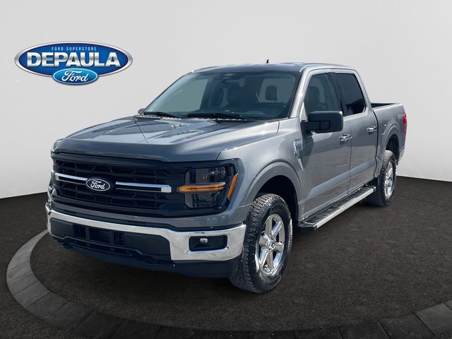 Gray Metallic 2025 Ford F-150 Pickup Truck Four-Wheel Drive Automatic