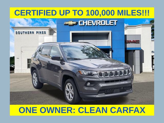 Baltic Gray Metallic Clearcoat 2024 Jeep Compass SUV / Crossover Four-Wheel Drive 8-Speed Automatic