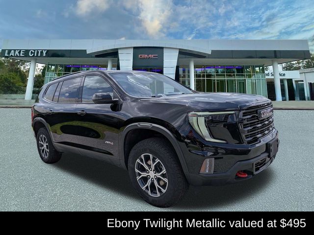 Black (Ebony Twilight Metallic) 2025 GMC Acadia SUV / Crossover Four-Wheel Drive 8-Speed Automatic