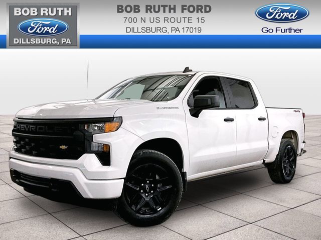2024 Chevrolet Silverado 1500 Custom White at South Hills Kia