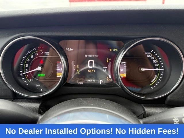 2023 Jeep Wrangler Rubicon 4xe Yellow at DeMontrond Gulf Freeway