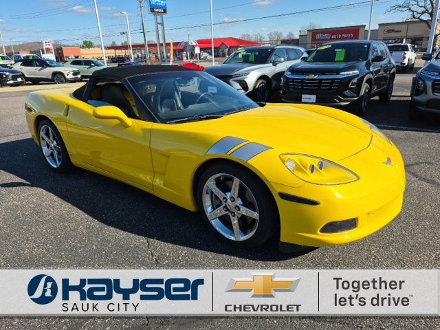 Velocity Yellow Tintcoat 2008 Chevrolet Corvette Convertible RWD Convertible Rear-Wheel Drive 6-Speed Automatic
