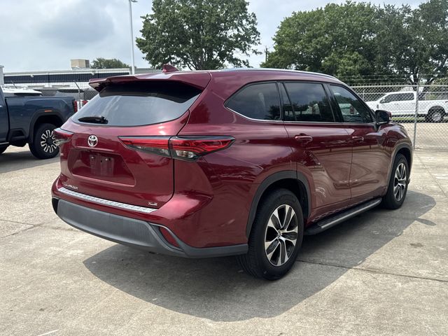 2021 Toyota Highlander XLE Red at Don McGill Toyota