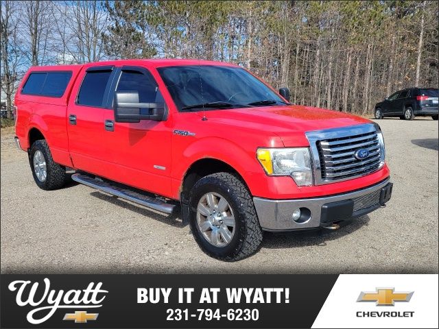 Race Red 2012 Ford F-150 XLT SuperCrew 4WD Pickup Truck Four-Wheel Drive 6-Speed Automatic