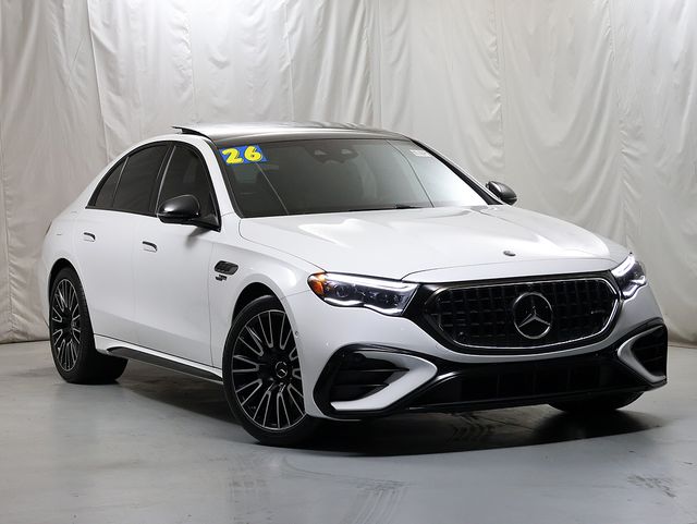MANUFAKTUR Moonlight White Metallic 2026 Mercedes-Benz E-Class Sedan All-Wheel Drive 9-Speed Automatic