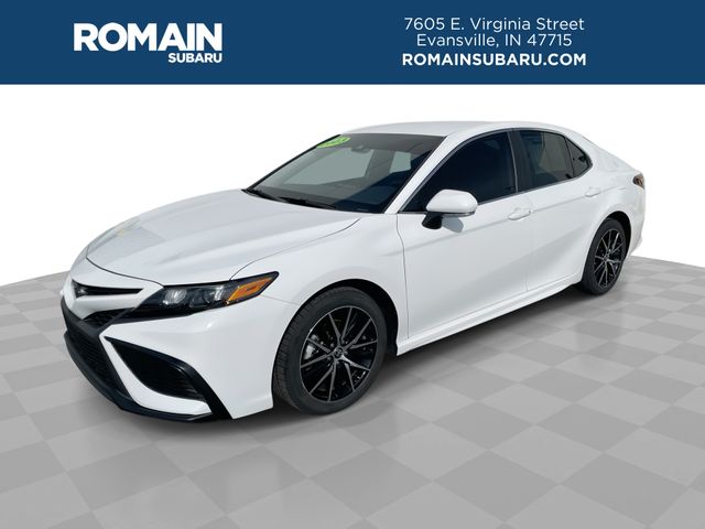 White 2023 Toyota Camry SE FWD Sedan Front-Wheel Drive 8-Speed Automatic