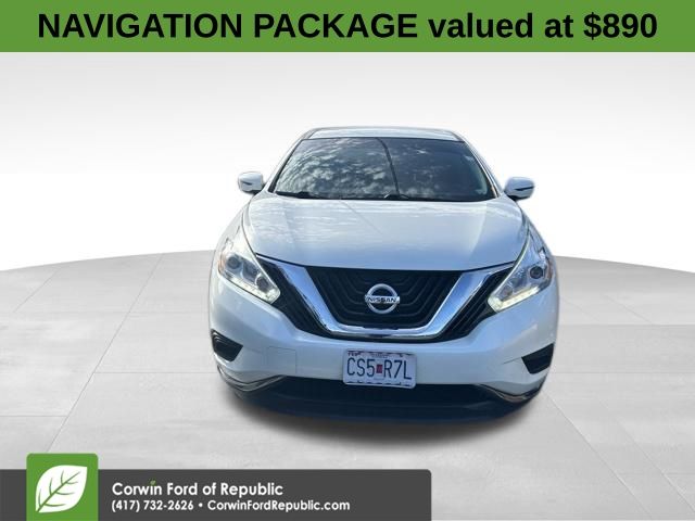 Pearl White 2017 Nissan Murano S AWD SUV / Crossover All-Wheel Drive Continuously Variable Transmission