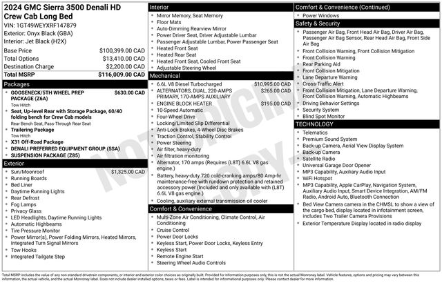 2024 GMC Sierra 3500HD Denali - Main Image
