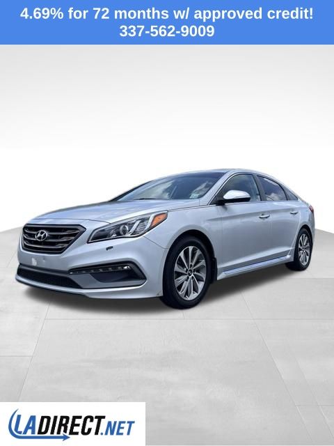 Silver 2017 Hyundai Sonata Sedan Front-Wheel Drive 6-Speed Automatic