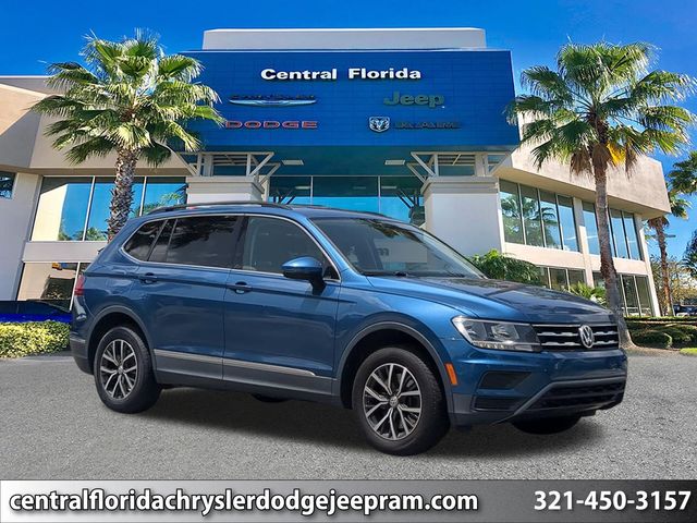 Blue Metallic 2018 Volkswagen Tiguan SUV / Crossover Front-Wheel Drive 8-Speed Automatic