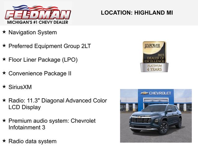 New 2026 Chevrolet Equinox For Sale in New Hudson, MI