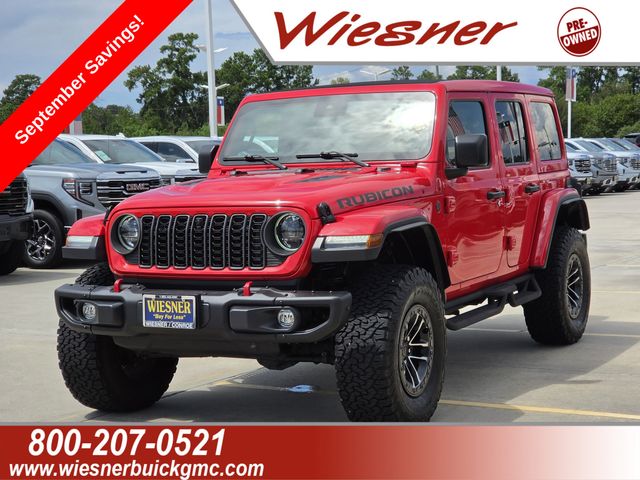 Red Clearcoat 2024 Jeep Wrangler SUV / Crossover Four-Wheel Drive 8-Speed Automatic