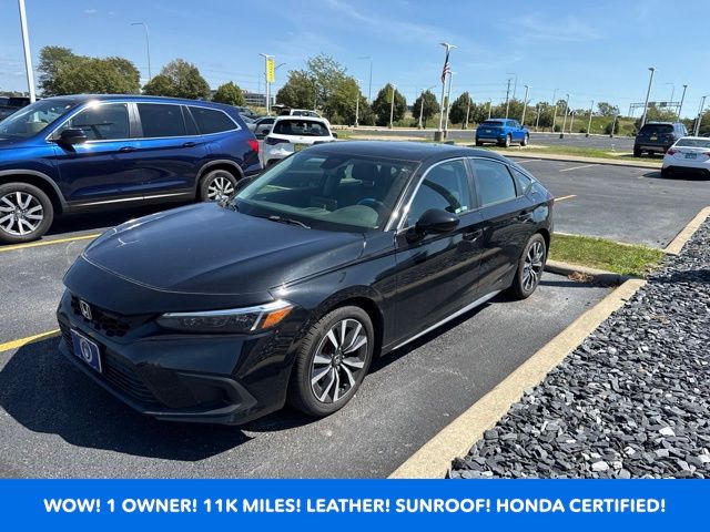 Crystal Black Pearl 2024 Honda Civic Hatchback Hatchback Front-Wheel Drive Continuously Variable Transmission