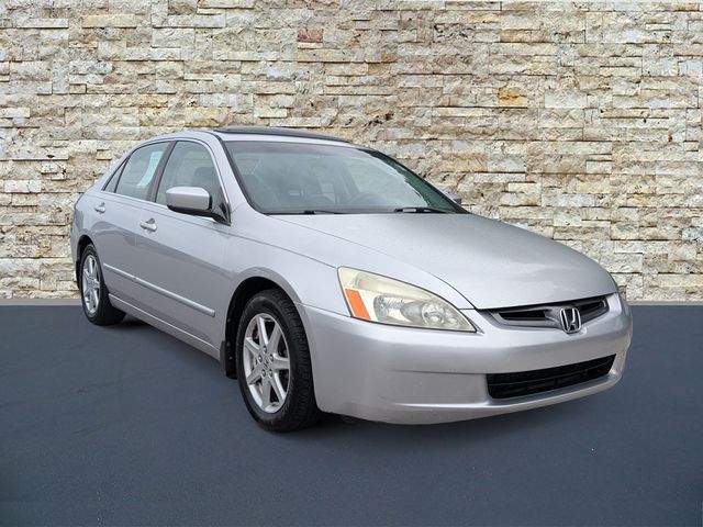 Satin Silver Metallic 2004 Honda Accord EX V6 Sedan Front-Wheel Drive 5-Speed Automatic Overdrive