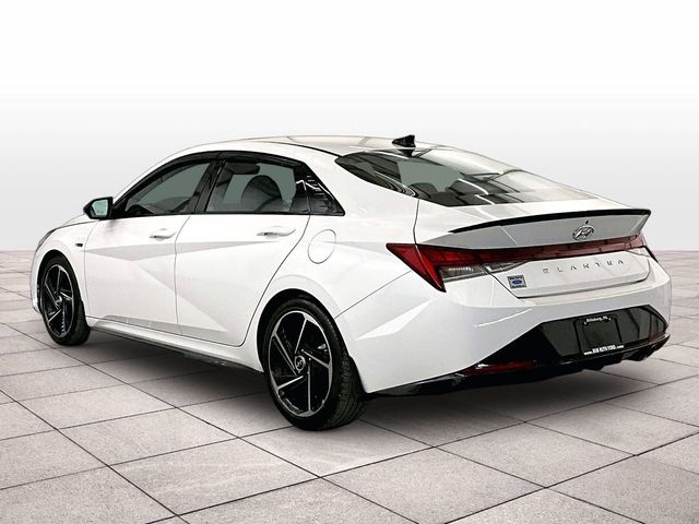2023 Hyundai Elantra N Line White at Klick Lewis Buick Chevrolet
