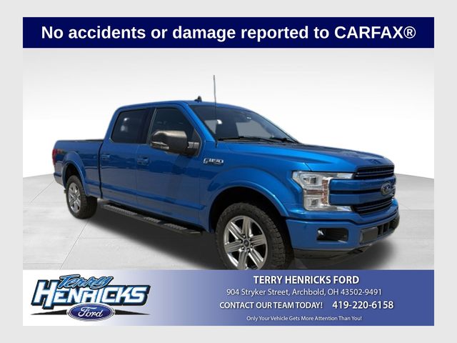 Velocity Blue Metallic 2019 Ford F-150 Pickup Truck Four-Wheel Drive Automatic