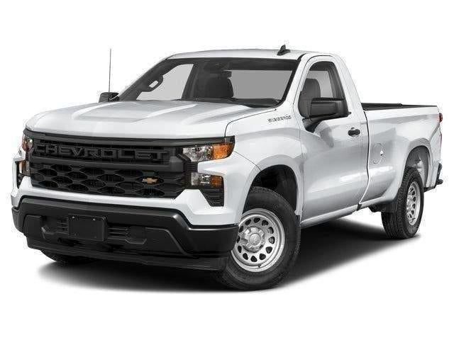 Summit White 2023 Chevrolet Silverado 1500 Pickup Truck 4X2 8-Speed Automatic
